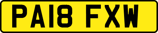 PA18FXW
