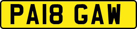 PA18GAW