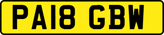 PA18GBW