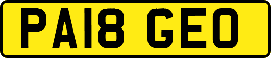 PA18GEO