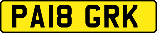 PA18GRK