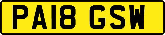 PA18GSW