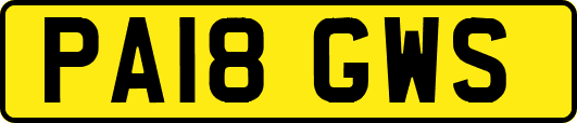 PA18GWS