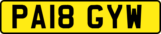 PA18GYW