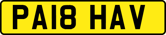 PA18HAV