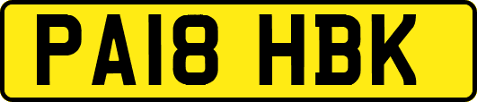 PA18HBK