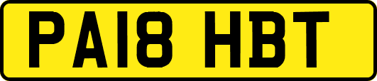 PA18HBT