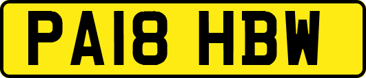 PA18HBW