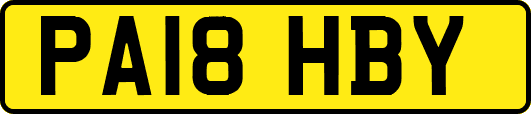 PA18HBY