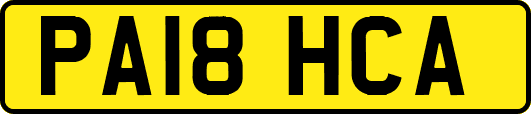 PA18HCA