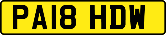 PA18HDW