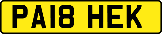 PA18HEK