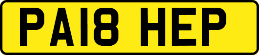 PA18HEP