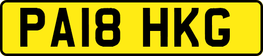 PA18HKG