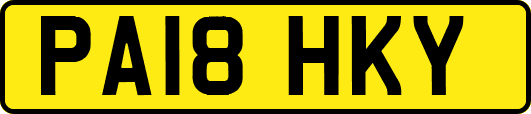 PA18HKY