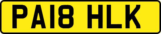 PA18HLK