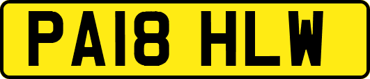 PA18HLW