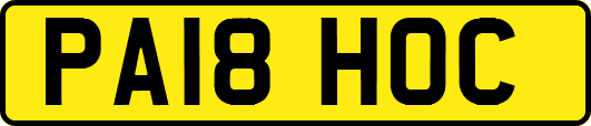PA18HOC