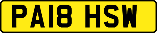 PA18HSW