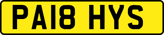 PA18HYS