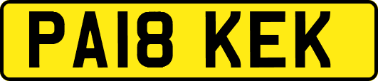 PA18KEK