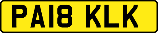 PA18KLK