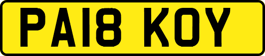 PA18KOY