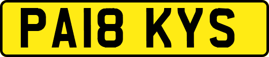 PA18KYS