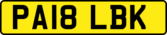 PA18LBK