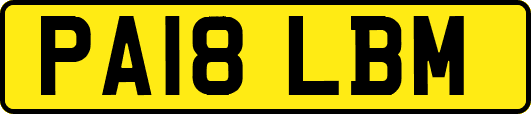 PA18LBM
