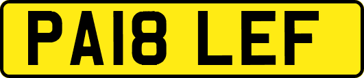 PA18LEF