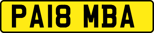 PA18MBA