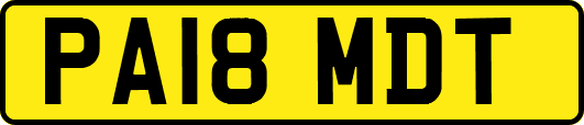 PA18MDT