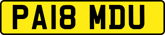 PA18MDU