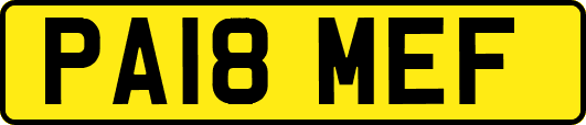 PA18MEF