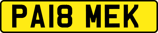 PA18MEK