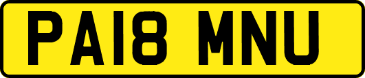 PA18MNU