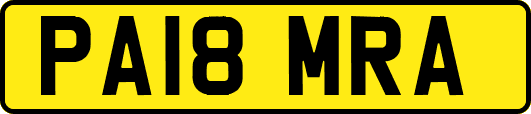 PA18MRA