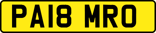 PA18MRO
