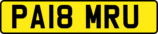 PA18MRU