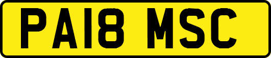 PA18MSC