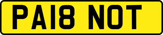 PA18NOT