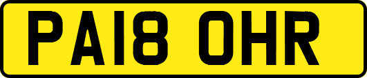 PA18OHR