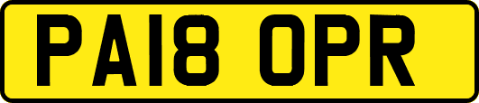 PA18OPR
