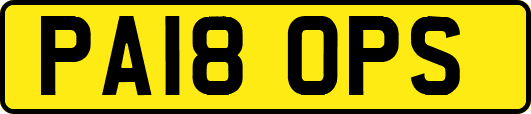 PA18OPS