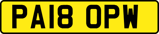 PA18OPW
