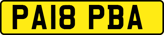 PA18PBA
