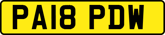 PA18PDW