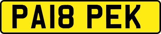 PA18PEK
