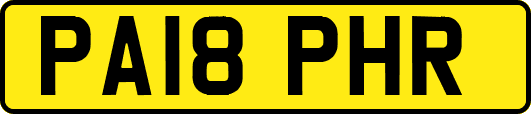 PA18PHR